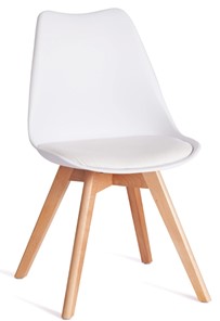 Обеденный стул TULIP (mod. 73-1) 47,5х55х80 белый арт.20220 в Мурманске
