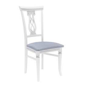 Обеденный стул Leset Юта (Белый 9003 + патина серебро) в Мурманске