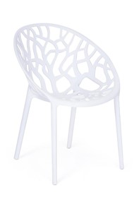 Кресло обеденное BUSH (mod.017) пластик 60*58,5*80 белый, арт.11725 в Мурманске