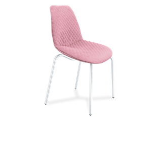 Обеденный стул SHT-ST29-С22 / SHT-S130 HD (розовый зефир/хром лак) в Мурманске - предосмотр
