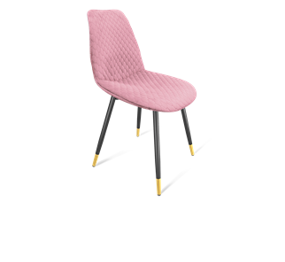 Обеденный стул SHT-ST29-С22 / SHT-S95-1 (розовый зефир/черный муар/золото) в Мурманске