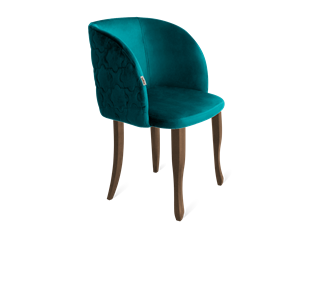Обеденный стул SHT-ST33-1 / SHT-S122 (альпийский бирюзовый/темный орех/черный муар) в Мурманске