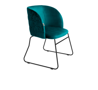 Обеденный стул SHT-ST33-1 / SHT-S167 (альпийский бирюзовый/черный муар) в Мурманске