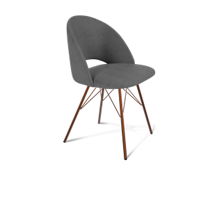 Обеденный стул SHT-ST34 / SHT-S37 (платиново-серый/медный металлик) в Мурманске