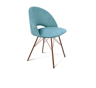 Обеденный стул SHT-ST34-1 / SHT-S37 (голубая пастель/медный металлик) в Мурманске