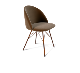 Обеденный стул SHT-ST35 / SHT-S37 (кофейный ликер/медный металлик) в Мурманске
