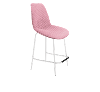 Полубарный стул SHT-ST29-С22 / SHT-S29P-1 (розовый зефир/белый муар) в Мурманске