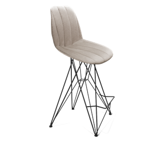Полубарный стул SHT-ST29-С22 / SHT-S66-1 (лунный камень/черный муар) в Мурманске