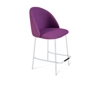 Полубарный стул SHT-ST35 / SHT-S29P-1 (ягодное варенье/хром лак) в Мурманске