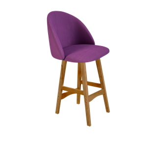 Полубарный стул SHT-ST35 / SHT-S65-1 (ягодное варенье/светлый орех) в Мурманске