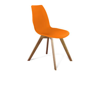 Обеденный стул SHT-ST29/S39 (оранжевый ral2003/светлый орех) в Мурманске