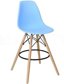 Барный стул DSL 110 Wood bar (голубой) в Мурманске