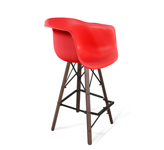 Барный стул SHT-ST31/S80 (красный/темный орех/черный) в Мурманске