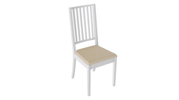 Обеденный стул Родос 2 (Белый матовый/тк № 108) в Мурманске