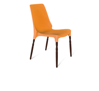 Кухонный стул SHT-ST75/S424-F (оранжевый/коричневый муар) в Мурманске