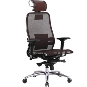 Офисное кресло Samurai S-3.04, темно-бордовый в Мурманске