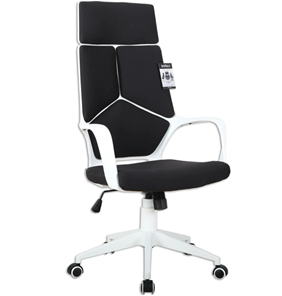 Кресло Brabix Premium Prime EX-515 (пластик белый, ткань, черное) 531812 в Мурманске