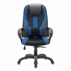 Компьютерное кресло Brabix Premium Rapid GM-102 (экокожа/ткань, черное/синее) 532106 в Мурманске
