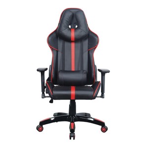 Кресло компьютерное Brabix GT Carbon GM-120 (две подушки, экокожа, черное/красное) 531931 в Мурманске