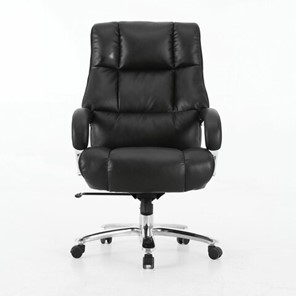 Компьютерное кресло Brabix Premium Bomer HD-007 (рециклированная кожа, хром, черное) 531939 в Мурманске