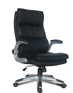 Офисное кресло BRABIX "Fregat EX-510", рециклированная кожа, черное, 530863 в Мурманске