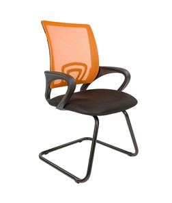 Кресло компьютерное CHAIRMAN 696V, цвет оранжевый в Мурманске