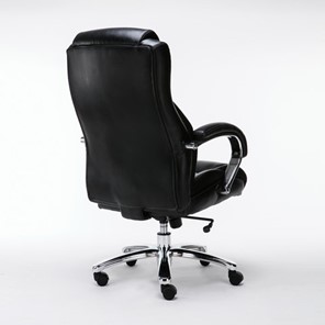 Офисное кресло Brabix Premium Status HD-003 (рециклированная кожа, хром, черное) 531821 в Мурманске - предосмотр 2
