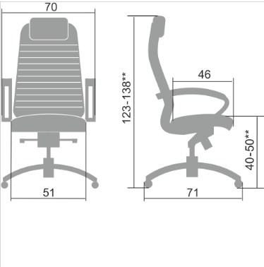 Офисное кресло Samurai KL-1.041 черный в Мурманске - изображение 1