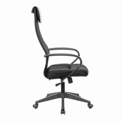 Компьютерное кресло Brabix Premium Stalker EX-608 PL (ткань-сетка/кожзам, черное) 532090 в Мурманске - изображение 2
