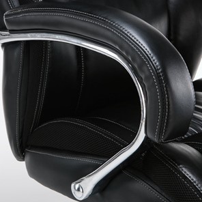 Офисное кресло Brabix Premium Status HD-003 (рециклированная кожа, хром, черное) 531821 в Мурманске - предосмотр 7