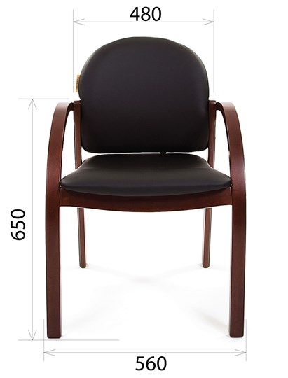 Кресло компьютерное CHAIRMAN 659 Экокожа черная в Мурманске - изображение 1