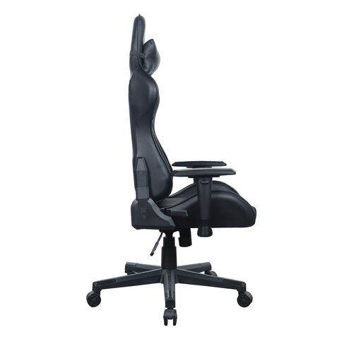 Кресло офисное Brabix GT Carbon GM-115 (две подушки, экокожа, черное) 531932 в Мурманске - изображение 1