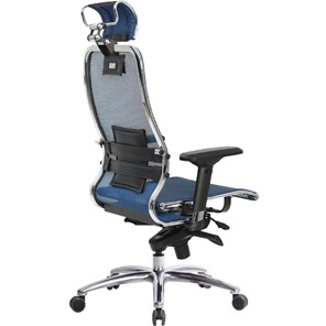Кресло компьютерное Samurai S-3.04, синий в Мурманске - предосмотр 3