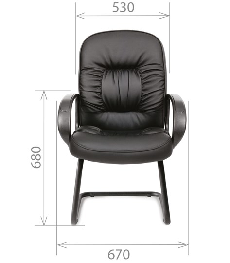 Компьютерное кресло CHAIRMAN 416V экокожа черная в Мурманске - изображение 1