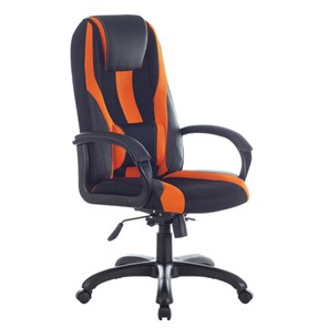 Компьютерное кресло Brabix Premium Rapid GM-102 (экокожа/ткань, черно/оранжевое) 532420 в Мурманске - предосмотр 3