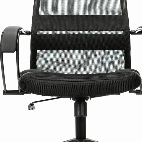 Компьютерное кресло Brabix Premium Stalker EX-608 PL (ткань-сетка/кожзам, черное) 532090 в Мурманске - изображение 10