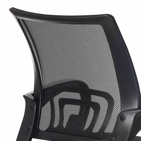 Кресло Brabix Fly MG-396 (с подлокотниками, сетка, черное) 532083 в Мурманске - изображение 6