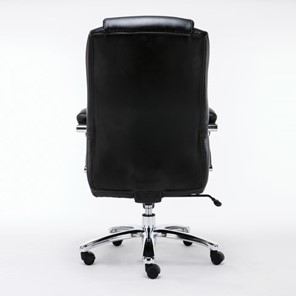 Офисное кресло Brabix Premium Status HD-003 (рециклированная кожа, хром, черное) 531821 в Мурманске - предосмотр 3