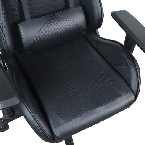 Кресло офисное Brabix GT Carbon GM-115 (две подушки, экокожа, черное) 531932 в Мурманске - изображение 7