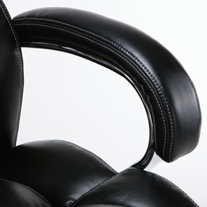 Офисное кресло Brabix Premium Status HD-003 (рециклированная кожа, хром, черное) 531821 в Мурманске - предосмотр 8