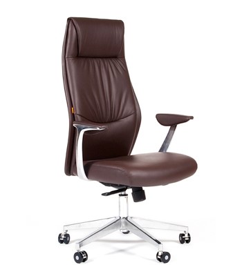 Кресло CHAIRMAN Vista Экокожа премиум коричневая (vista) в Мурманске - изображение