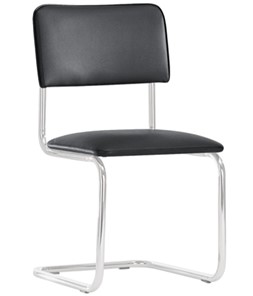 Офисный стул Sylwia chrome P100, кож/зам V4 в Мурманске