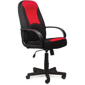 Кресло офисное BRABIX "City EX-512", ткань черная/красная, TW, 531408 в Мурманске