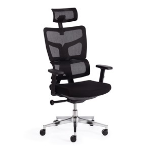Компьютерное кресло MESH-11HR ткань/сетка, черный, арт.19507 в Мурманске - предосмотр