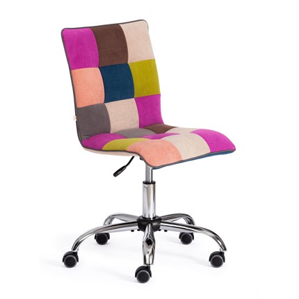 Компьютерное кресло ZERO (спектр) ткань, флок, цветной арт.15370 в Мурманске - изображение