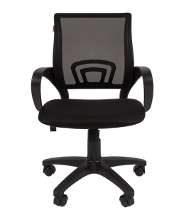 Кресло офисное CHAIRMAN 696 black Сетчатый акрил DW62 черный в Мурманске - предосмотр 1