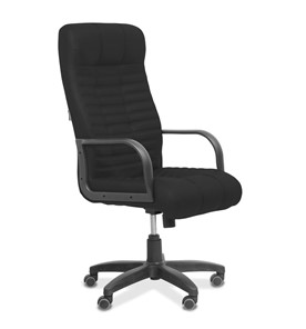 Офисное кресло для руководителя Атлант, ткань TW / черная в Мурманске