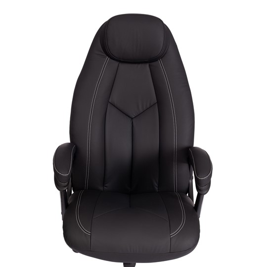 Кресло BOSS Lux, кож/зам, черный, арт.21151 в Мурманске - изображение 6