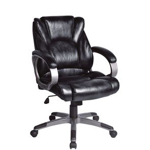 Офисное кресло BRABIX "Eldorado EX-504", экокожа, черное, 530874 в Мурманске