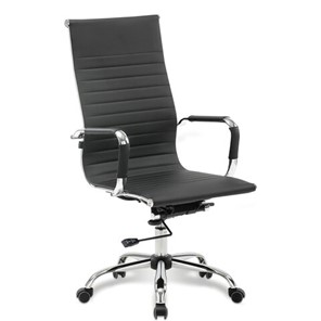 Офисное кресло Brabix BRABIX "Energy EX-509", экокожа, хром, черное, 530862 в Мурманске